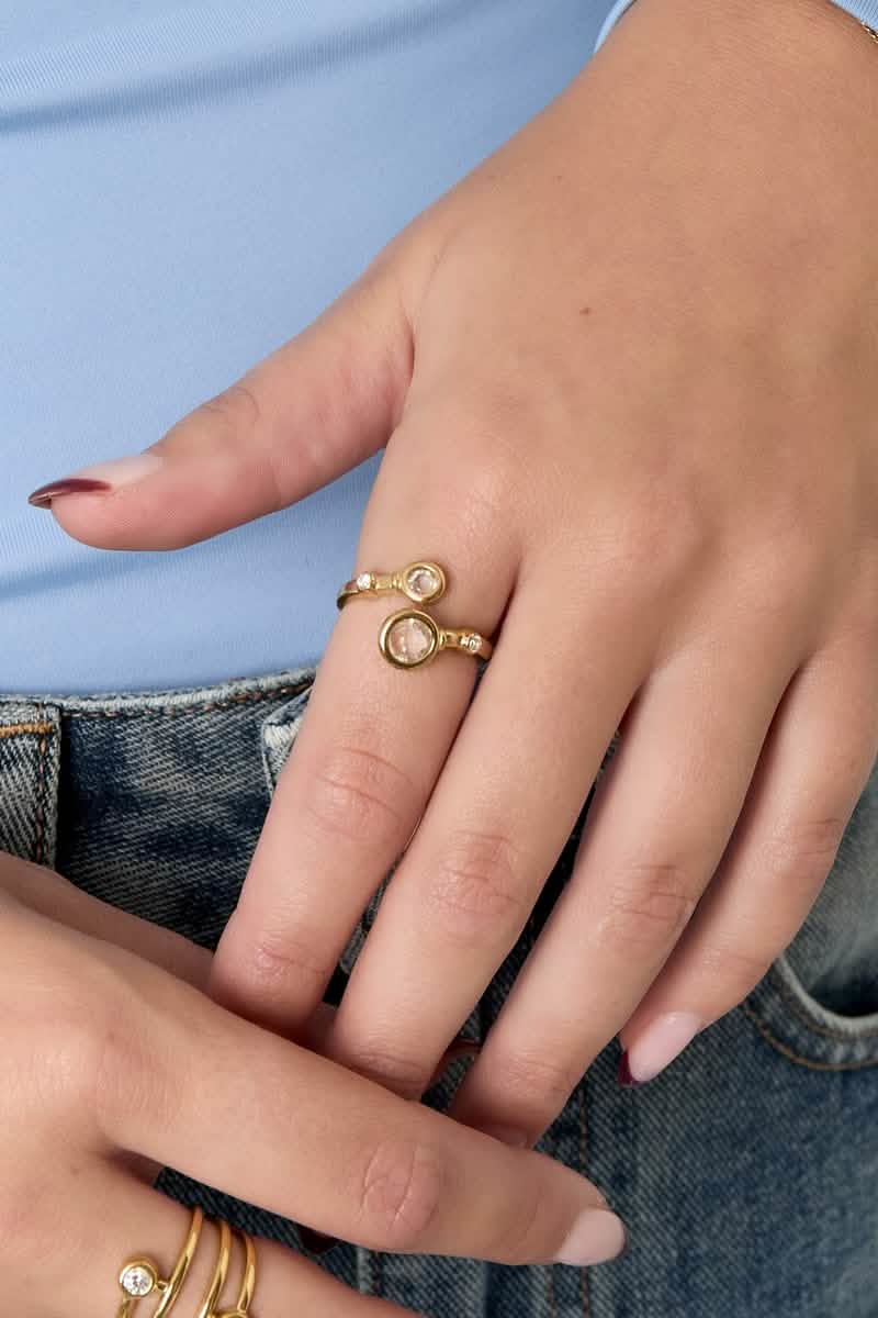 Stainless Steel Minimalist Rings circle Casual Daily Simple Series Women's jewelry