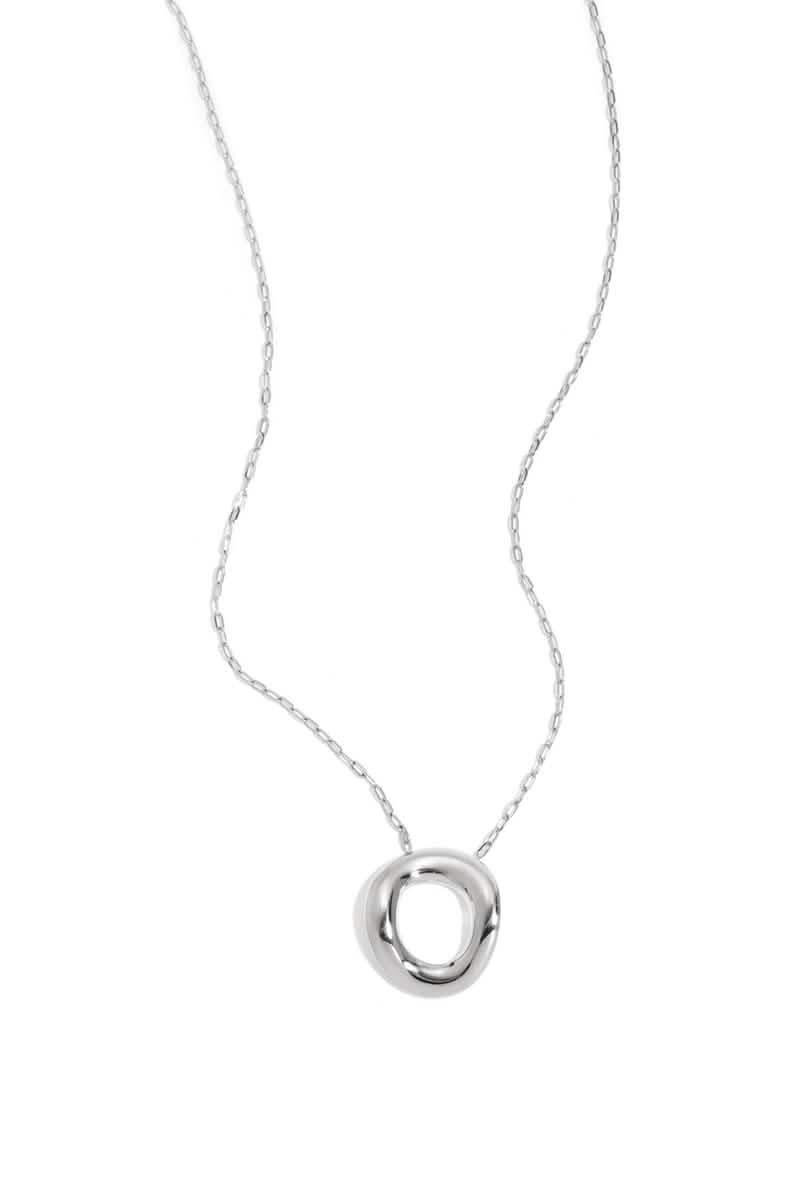 Stainless Steel Pendant necklaces circle Casual Daily Simple Series Women's jewelry