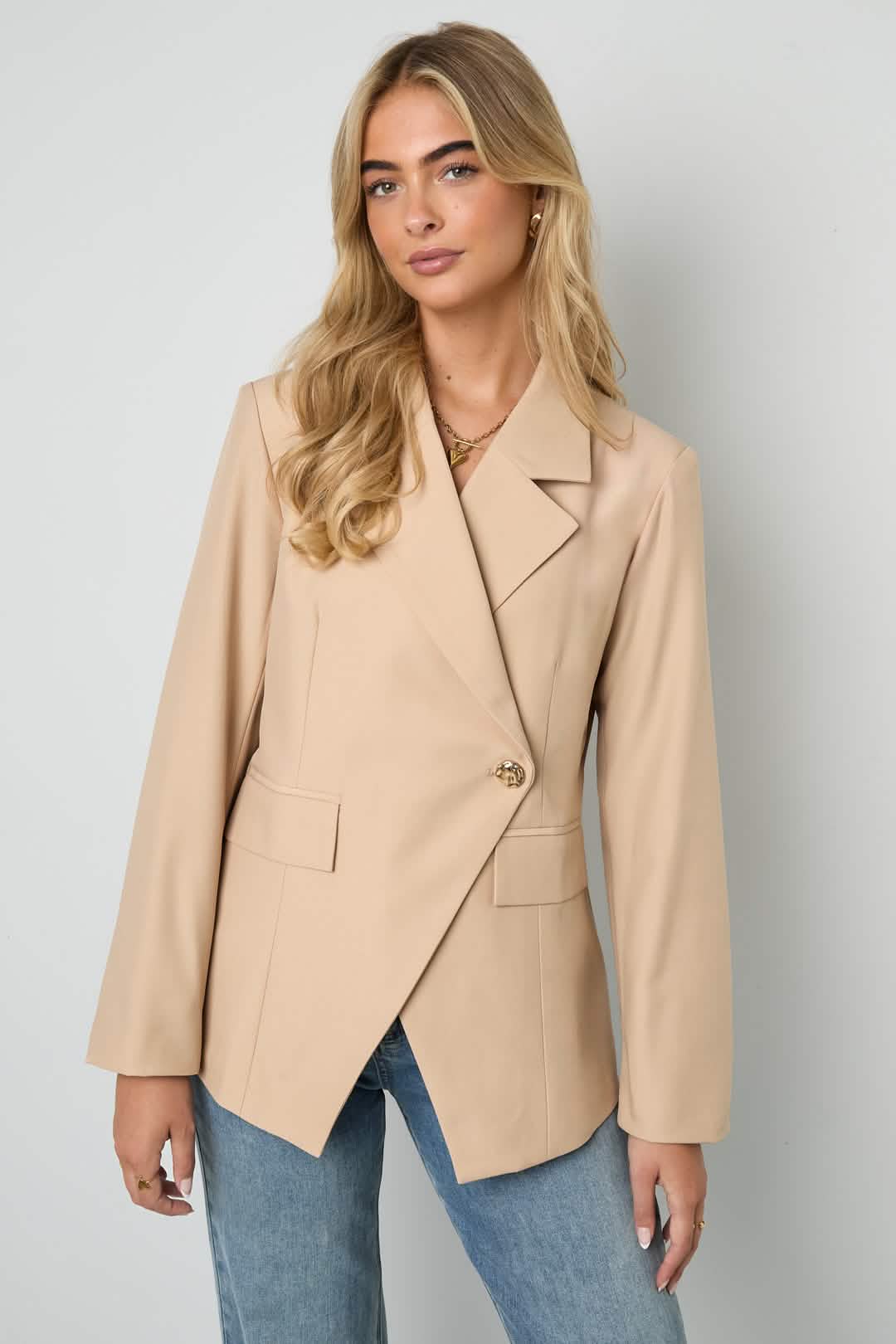 Crossed blazerClothes/Women's suit/Ladies' suit setLovirea