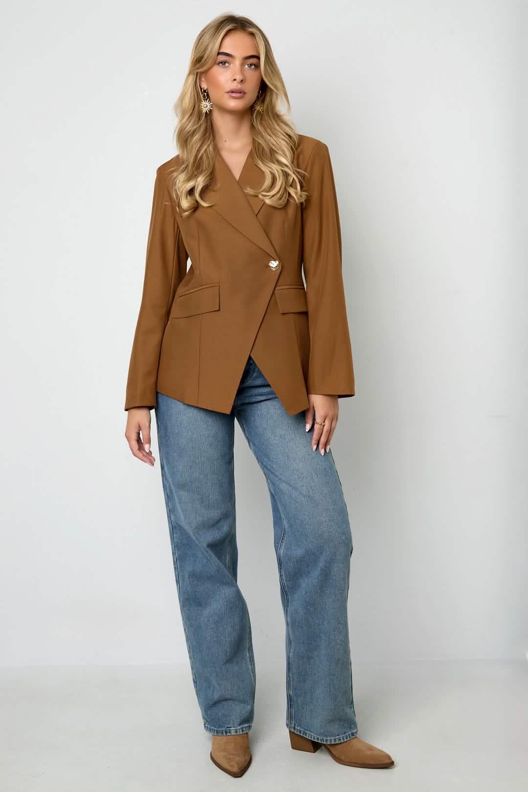 Crossed blazerClothes/Women's suit/Ladies' suit setLovirea