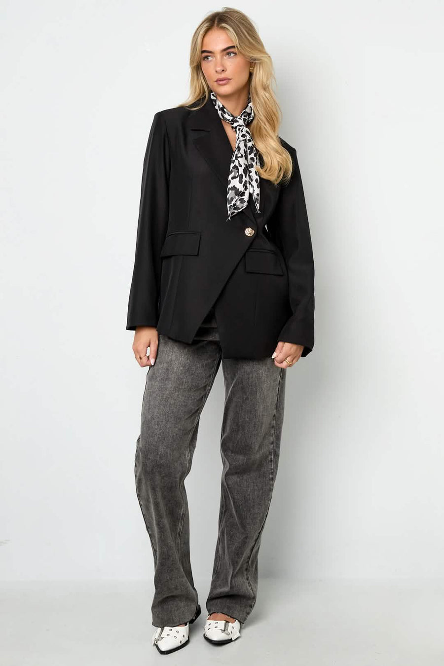 Crossed blazerClothes/Women's suit/Ladies' suit setLovirea