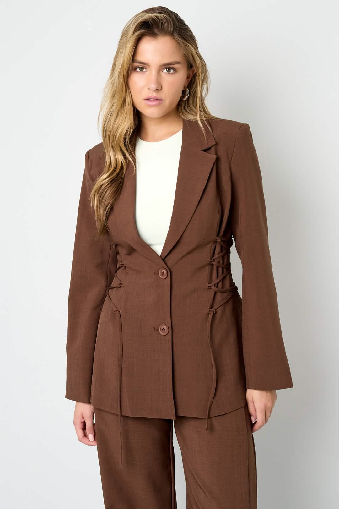 Fitted Blazer LacedClothes/Women's suit/Ladies' suit setLovirea