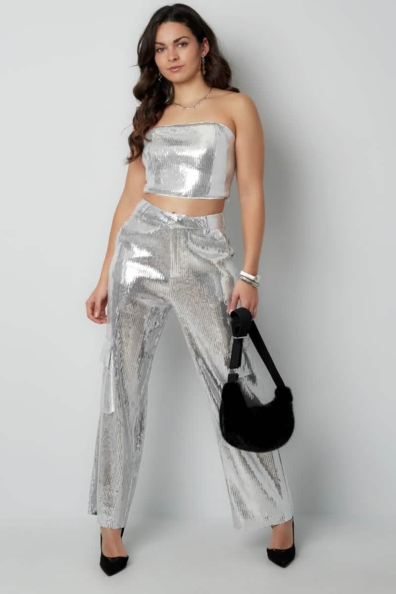glitter bandeau topClothes/Women's Tops/Sleeveless topsLovirea