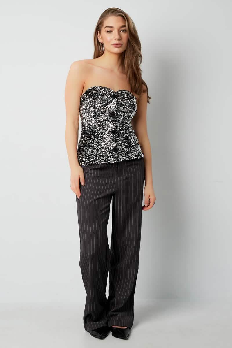 Glitter Corset TopClothes/Women's Tops/Sleeveless topsLovirea