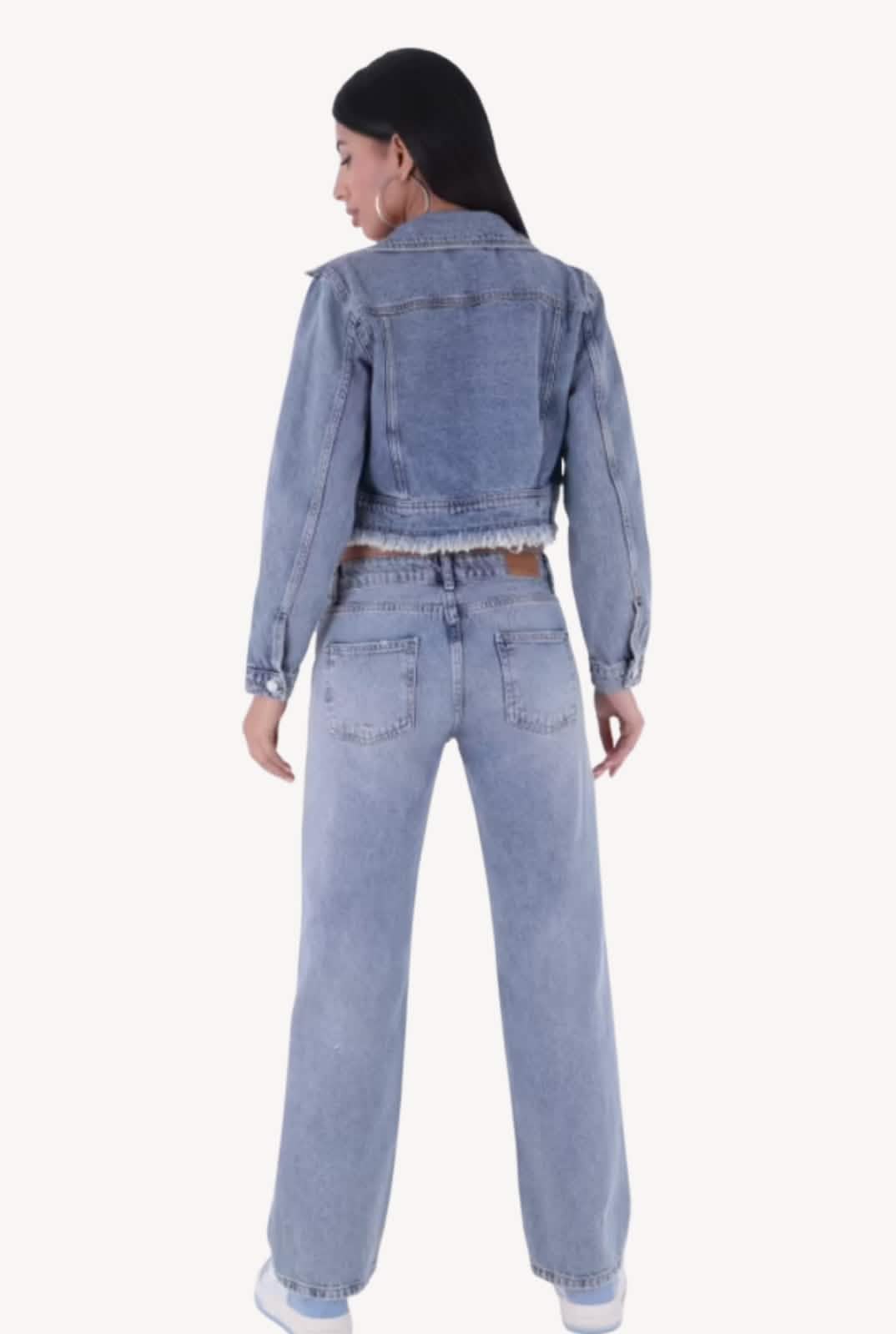 High Waist Straight Leg JeansLovirea