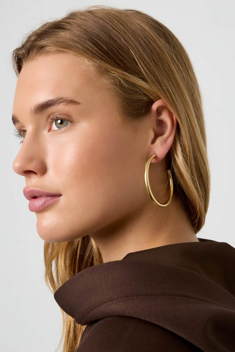 Hoop Earrings circle Casual Daily Simple Series Women's jewelryWomen's jewelry/Earrings/Hoop EarringsLovirea