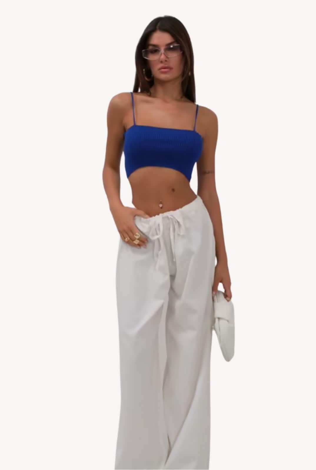 Ribbed Cami Crop TopLovirea