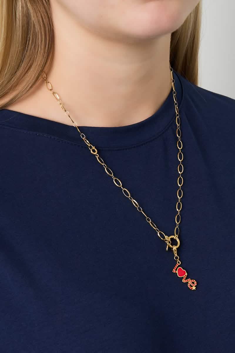 Simple lock necklaceWomen's jewelry/Necklaces/Chain NecklacesLovirea