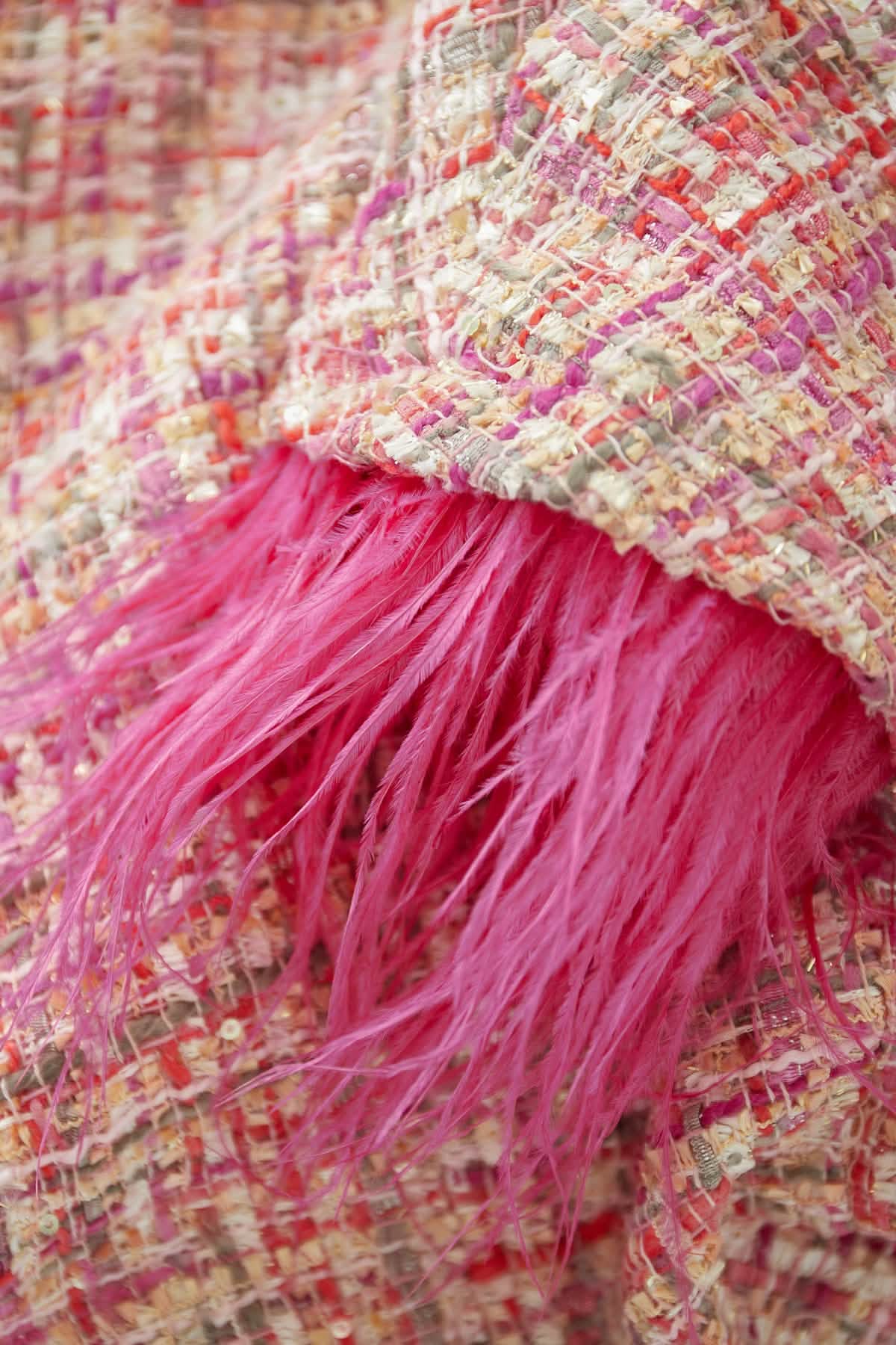 Soft feather jacket with bowsClothes/Women's Tops/Jackets & CoatsLovirea