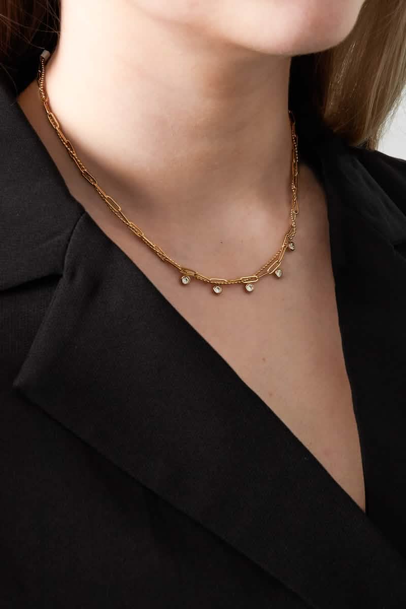 Sparkling Chain NecklaceWomen's jewelry/Necklaces/Chain NecklacesLovirea