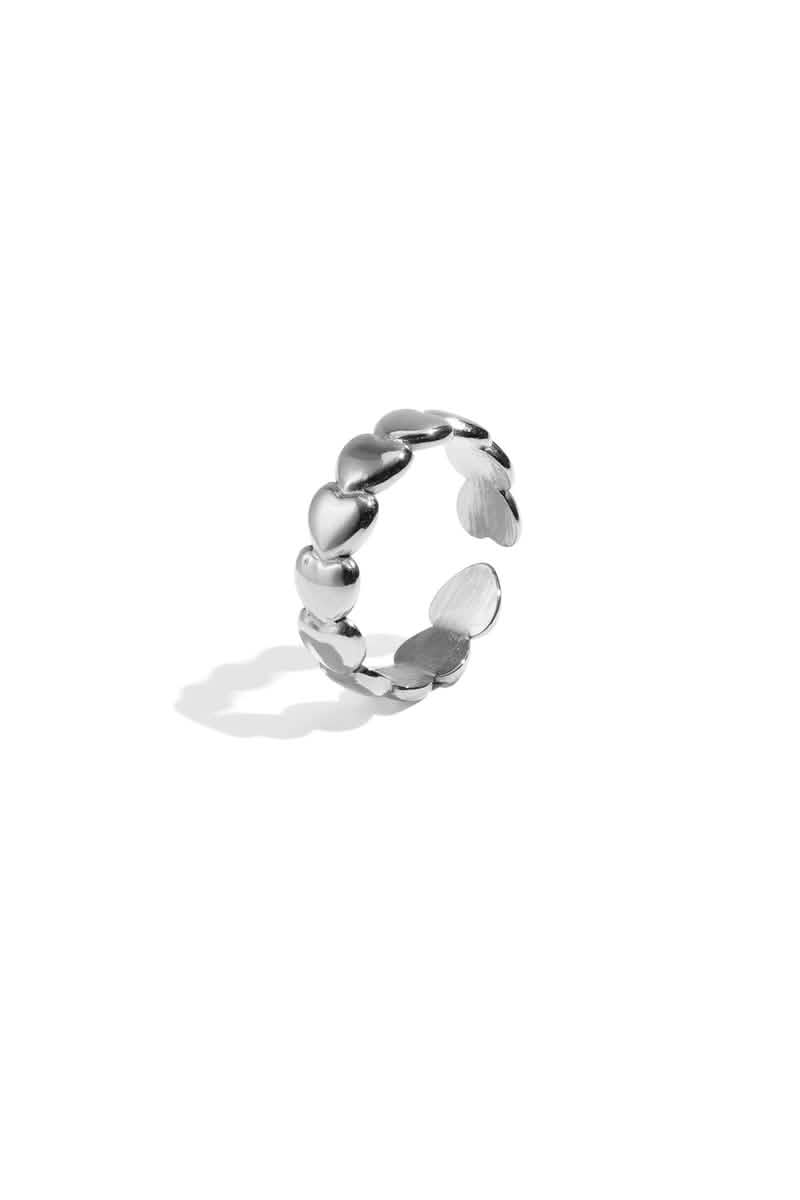 Stainless Steel Minimalist Rings Heart Casual Women's jewelry/Rings/Minimalist RingsLovirea