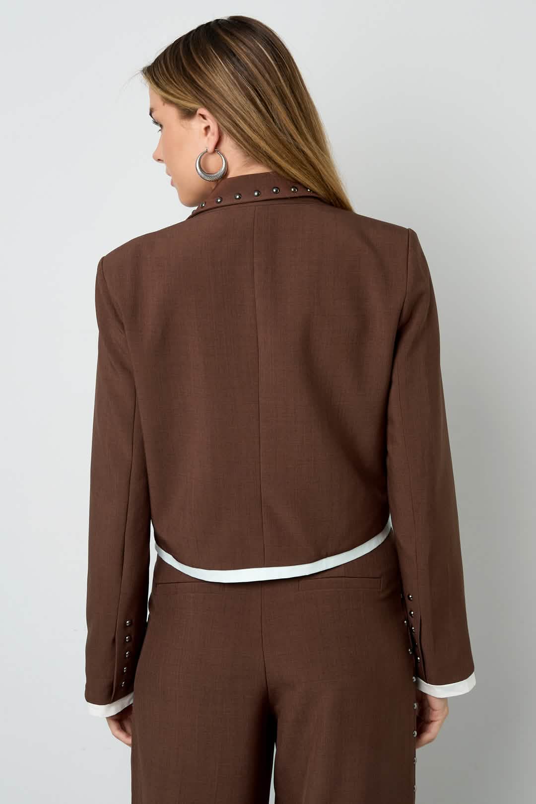 Studs BlazerClothes/Women's suit/Ladies' suit setLovirea