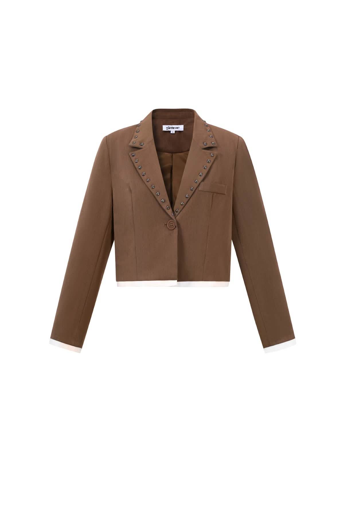 Studs BlazerClothes/Women's suit/Ladies' suit setLovirea