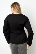 Polyester fiber (polyester) Ladies' suit set Solid color Elegant Fall/Winter  Clothes