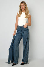 Laced Up Jeans