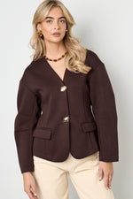 Polyester fiber (polyester) Ladies' suit set Solid color Elegant Fall/Winter  Clothes