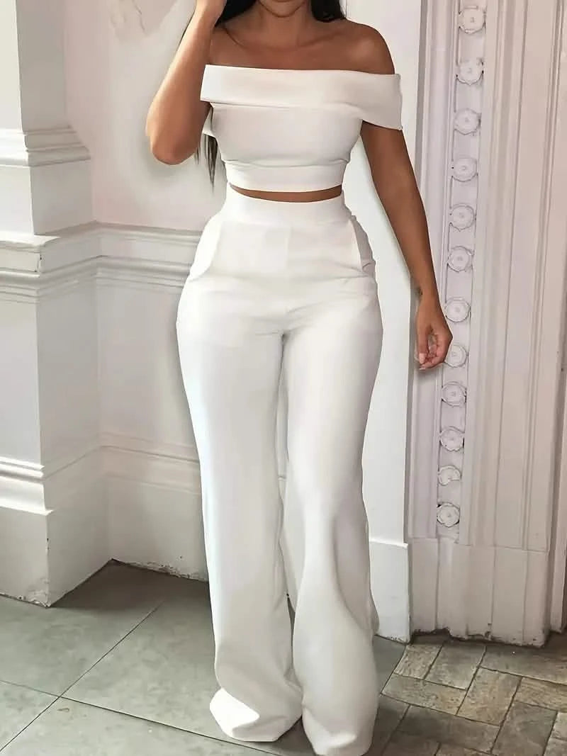 Luxe Off-Shoulder Co-Ord Set Dripsz