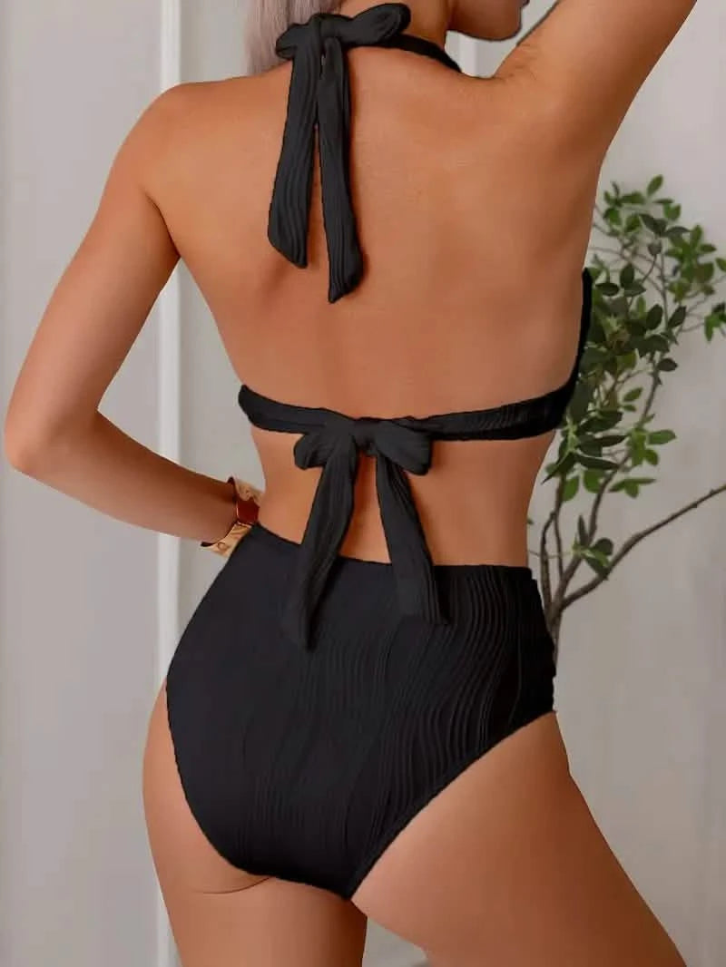 Luxe Bikini met Gouden Accenten Dripsz