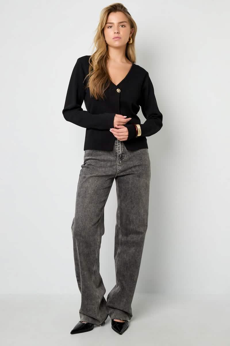 A Symetric CardiganClothes/Women's knitwear/Knit cardiganLovirea