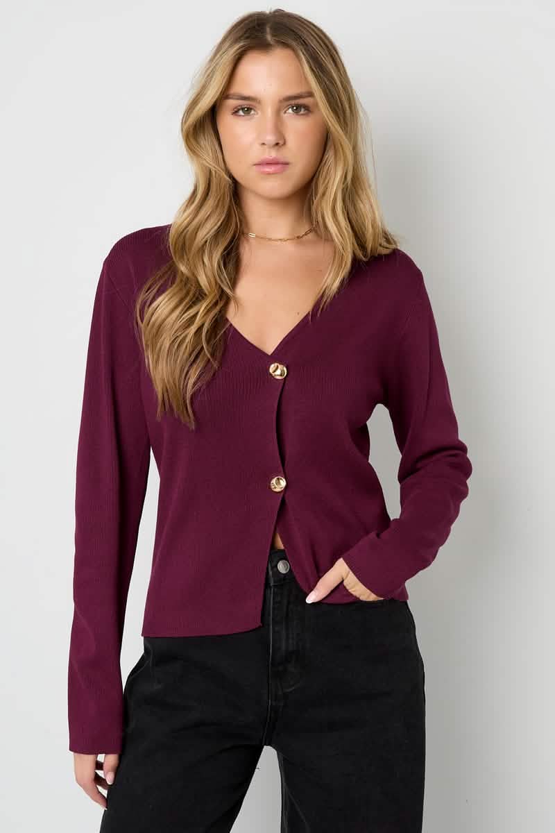 A Symetric CardiganClothes/Women's knitwear/Knit cardiganLovirea