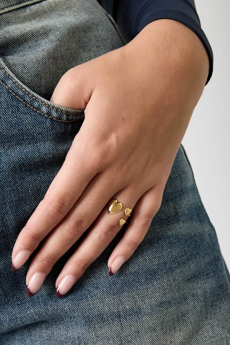 Triple the Love ring
