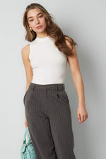 Basic body high neckClothes/Women's denim/Denim overalls & jumpsuitsLovirea