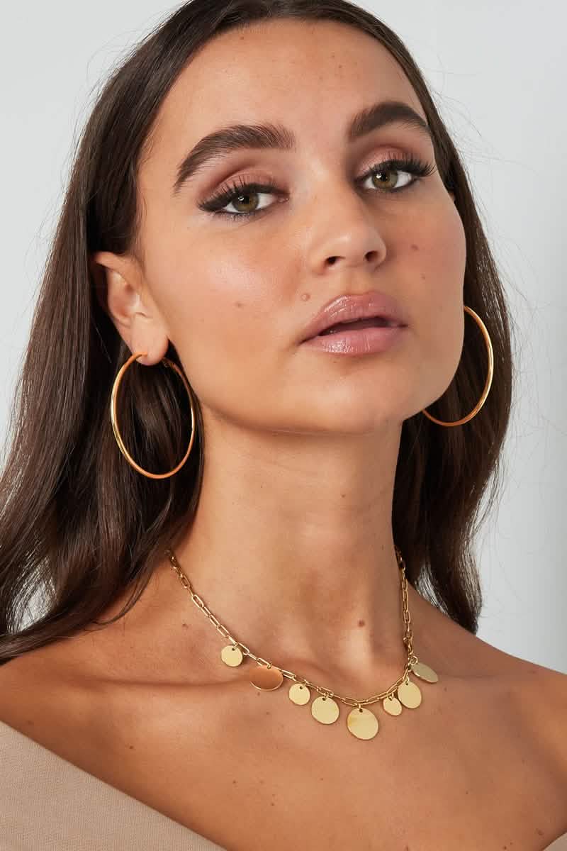 basic hoops mediumWomen's jewelry/Earrings/Hoop EarringsLovirea