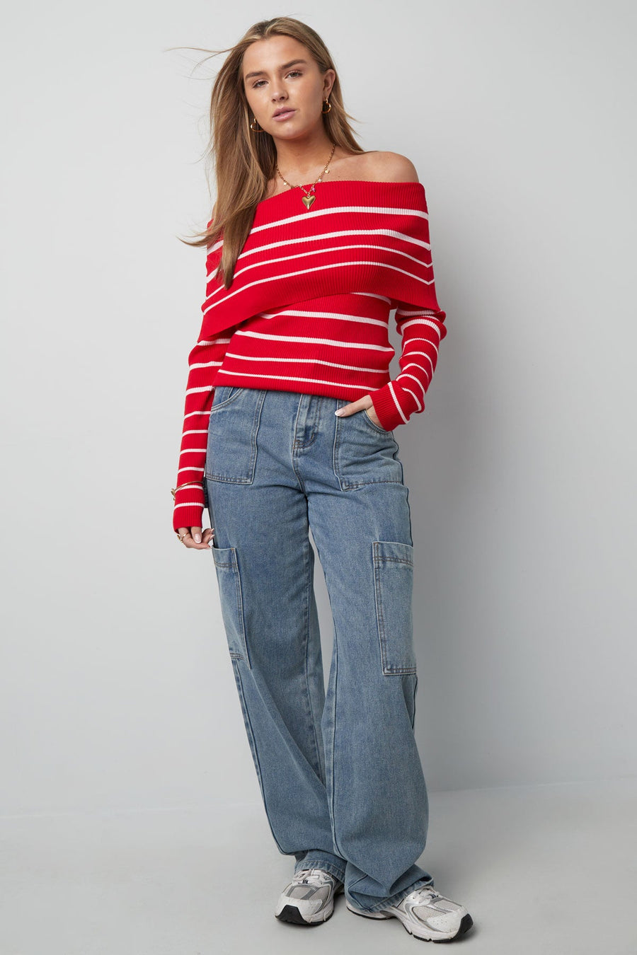 Cotton Woven Women's Straight Leg Denim Pants Casual Solid Color Medium IndigoClothes/Women's denim/Denim pantsLovirea