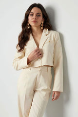 Cropped blazer
