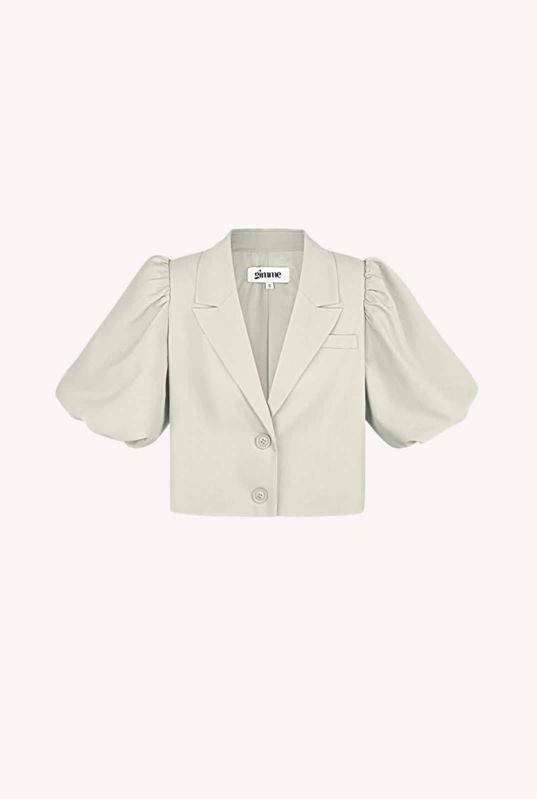 Cropped Blazer met PofmouwenLovirea