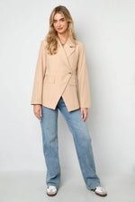 Crossed blazerClothes/Women's suit/Ladies' suit setLovirea