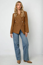 Crossed blazerClothes/Women's suit/Ladies' suit setLovirea