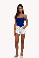 Crystal Strap Cami Top – Stretch Fit