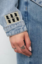 denim blouseClothes/Women's denim/Denim Jackets & CoatsLovirea