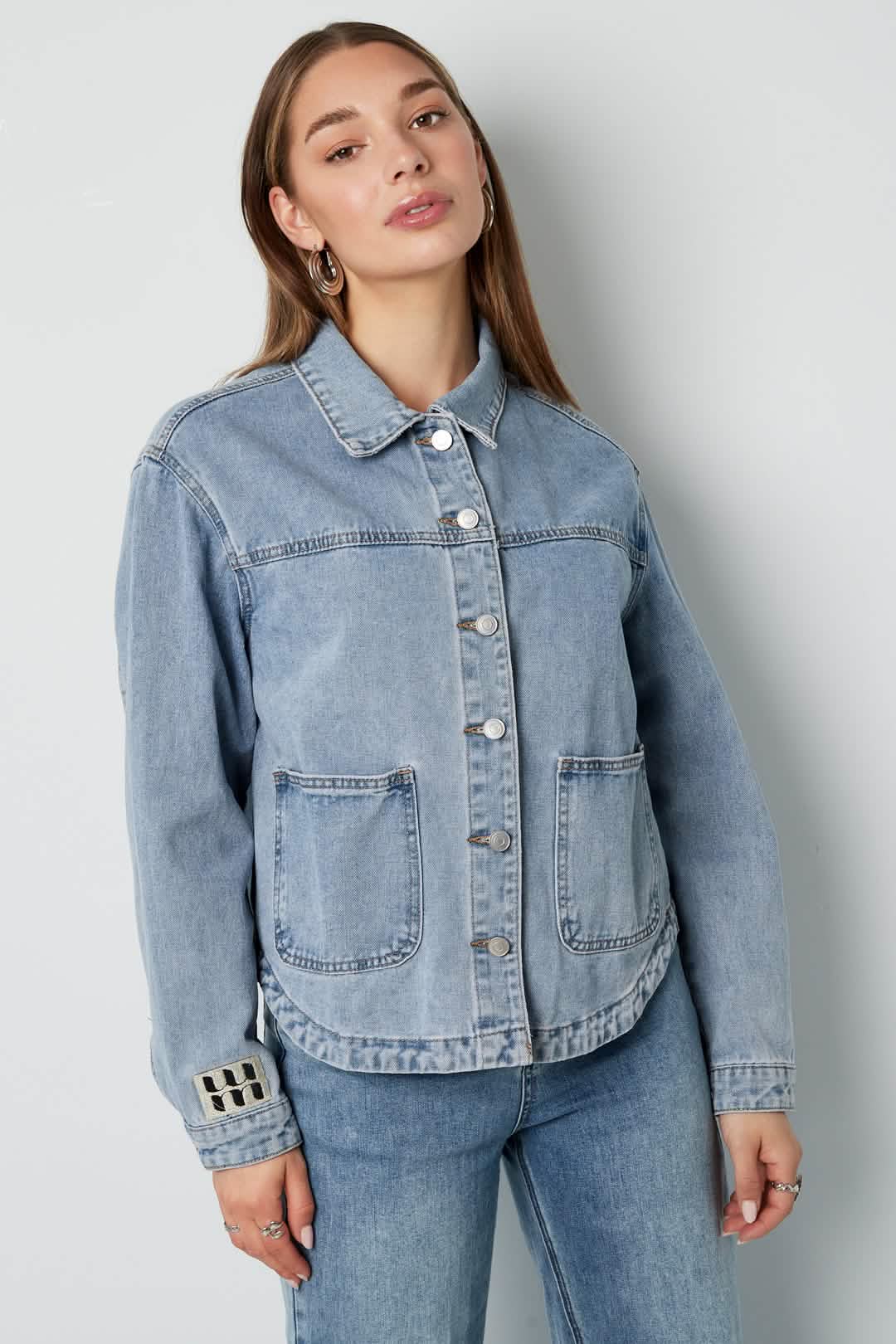 denim blouseClothes/Women's denim/Denim Jackets & CoatsLovirea