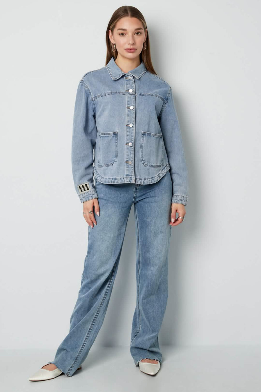 denim blouseClothes/Women's denim/Denim Jackets & CoatsLovirea
