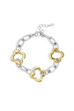 Stainless Steel Chain Bracelets Clover Casual Daily  Women's jewelry