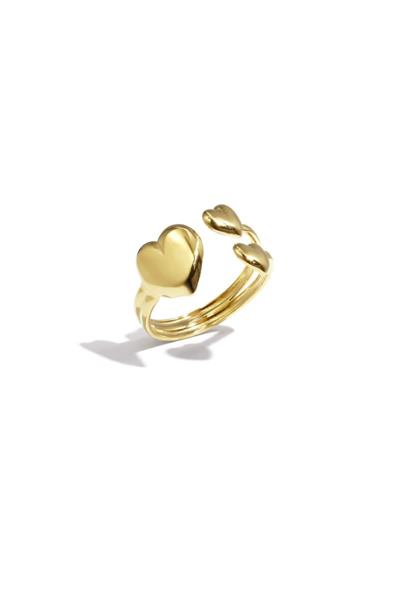 Triple the Love ring