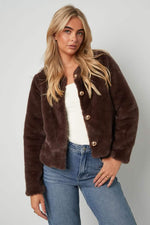 Faux Fur JacketClothes/Women's Tops/Jackets & CoatsLovirea