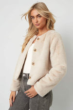 Faux Fur JacketClothes/Women's Tops/Jackets & CoatsLovirea