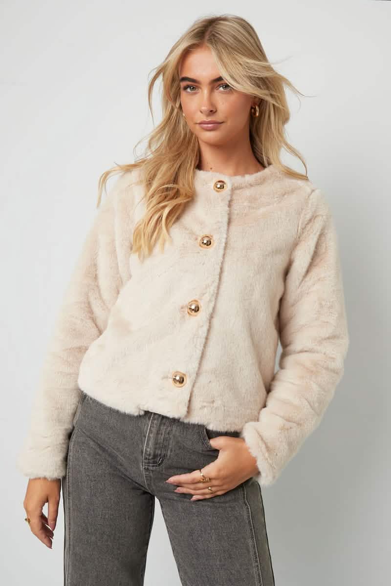 Faux Fur JacketClothes/Women's Tops/Jackets & CoatsLovirea