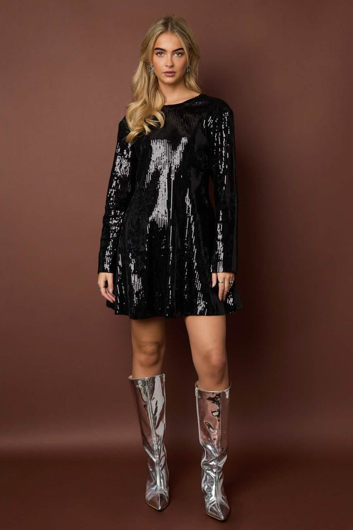 Festive Sequined Dress