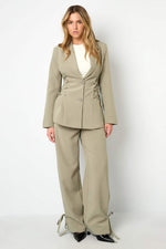 Fitted Blazer LacedClothes/Women's suit/Ladies' suit setLovirea