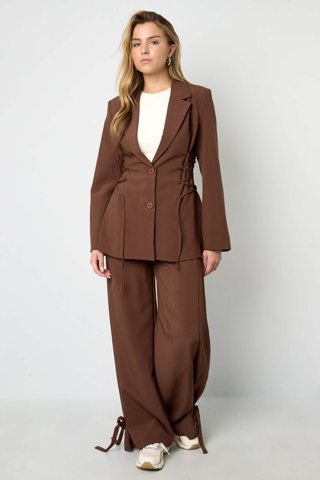 Fitted Blazer LacedClothes/Women's suit/Ladies' suit setLovirea