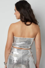 glitter bandeau topClothes/Women's Tops/Sleeveless topsLovirea