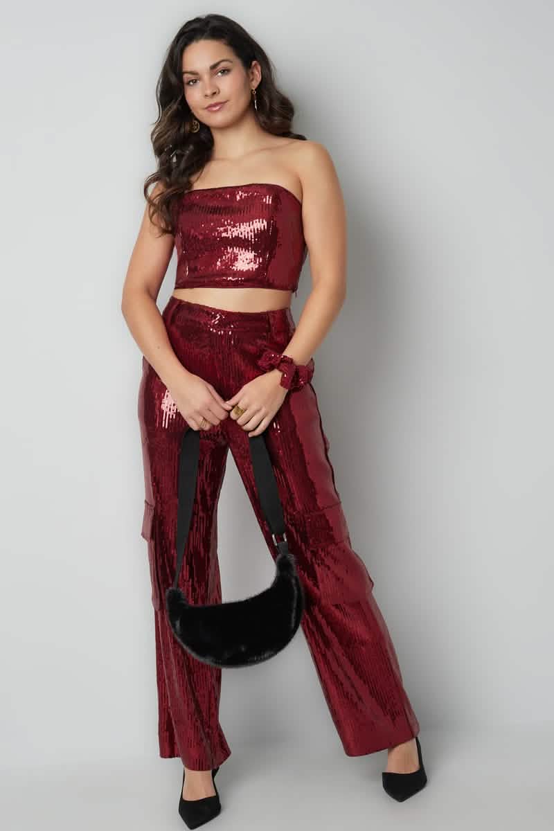 glitter bandeau topClothes/Women's Tops/Sleeveless topsLovirea