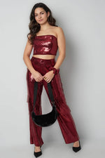 glitter bandeau topClothes/Women's Tops/Sleeveless topsLovirea