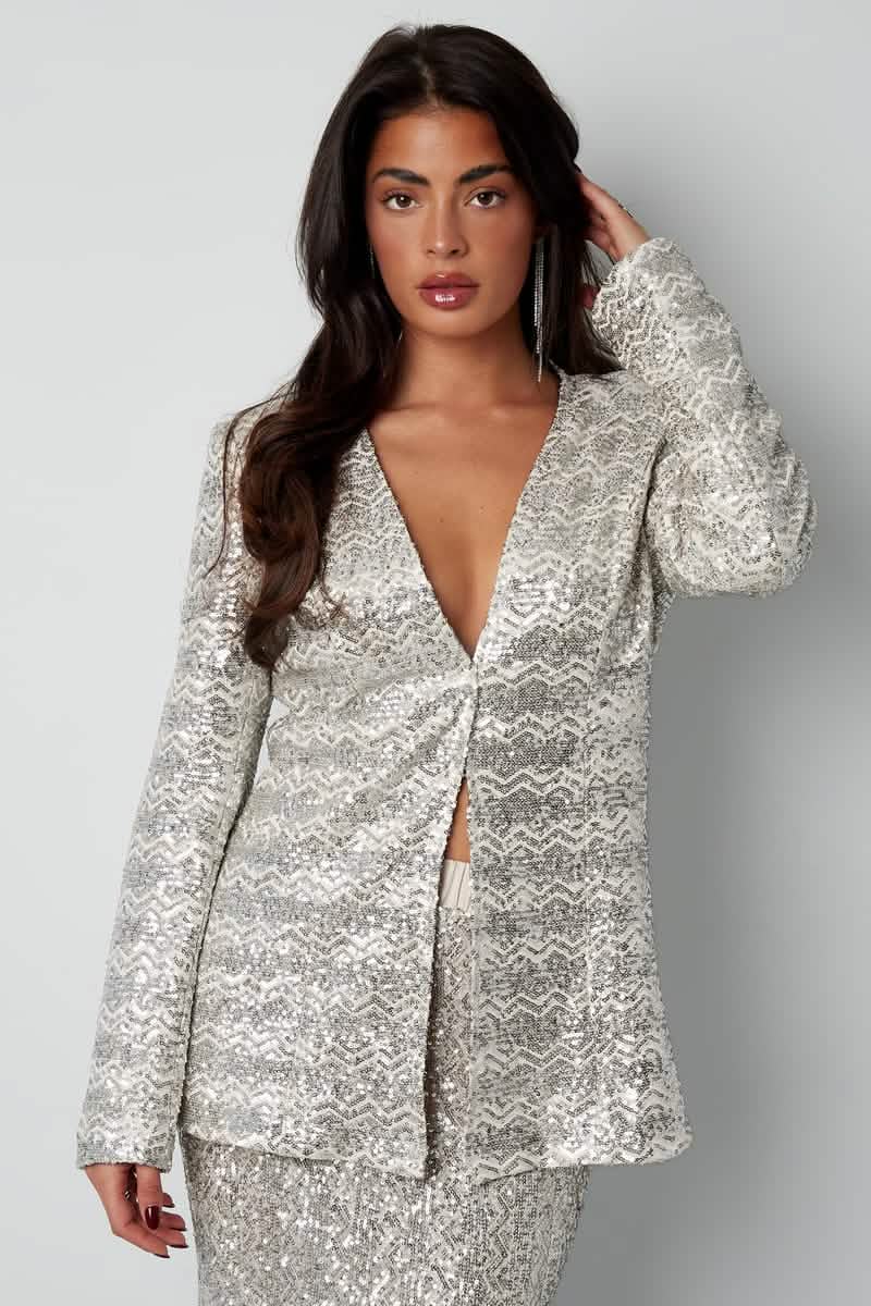 Glitter blazerClothes/Women's suit/Ladies' suit setLovirea