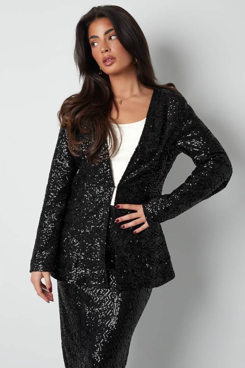 Glitter blazerClothes/Women's suit/Ladies' suit setLovirea