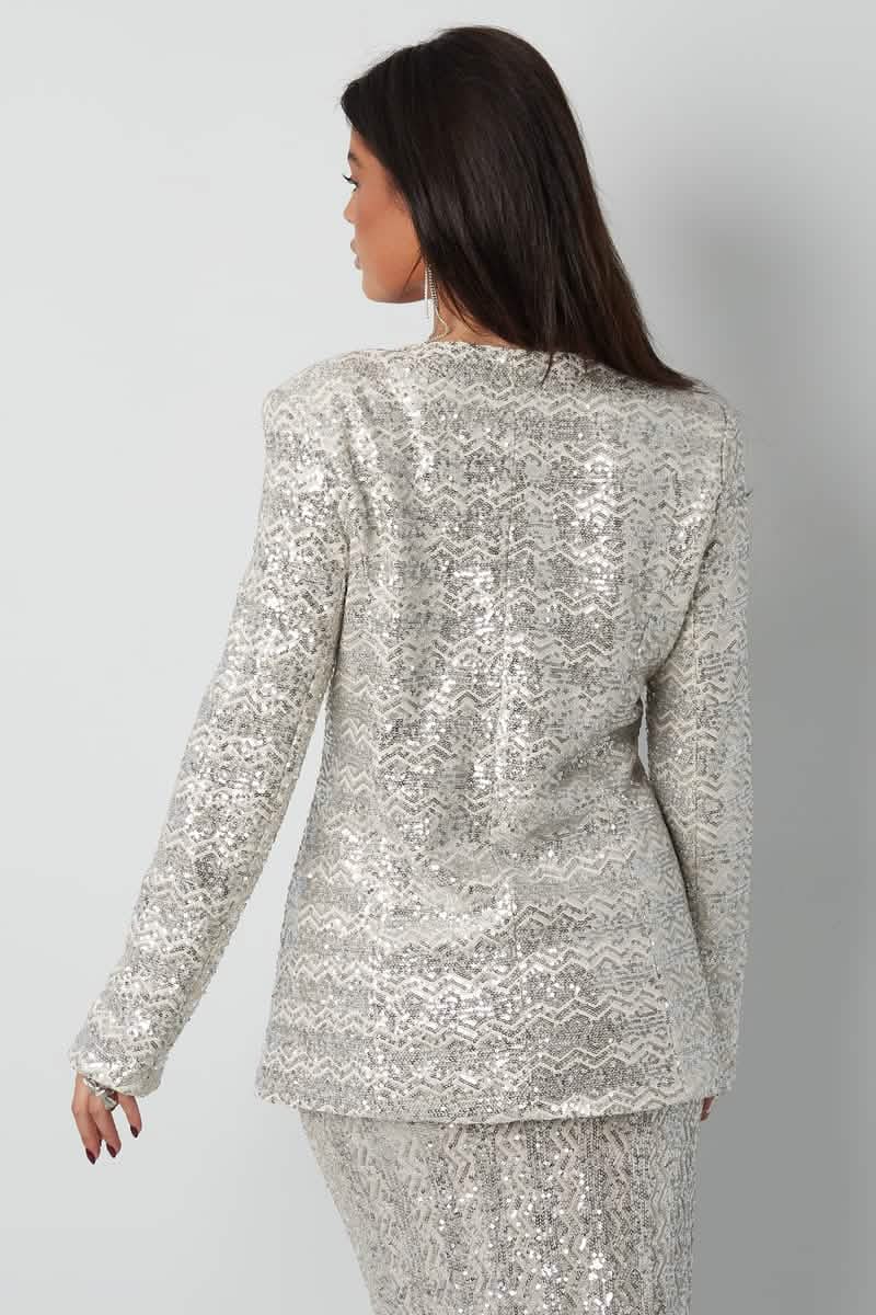 Glitter blazerClothes/Women's suit/Ladies' suit setLovirea